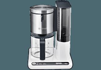 BOSCH TKA 8631 Kaffeemaschine Weiß/Anthrazit (Glaskanne, Volume Automatic für optimales Kaffeearoma, auch bei kleinen Brühmengen), BOSCH, TKA, 8631, Kaffeemaschine, Weiß/Anthrazit, Glaskanne, Volume, Automatic, optimales, Kaffeearoma, auch, kleinen, Brühmengen,