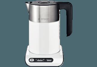 BOSCH TWK 8611 P Wasserkocher Weiß/Silber (2400 Watt, 1.5 Liter), BOSCH, TWK, 8611, P, Wasserkocher, Weiß/Silber, 2400, Watt, 1.5, Liter,