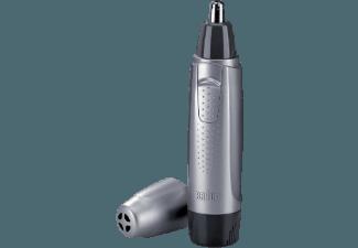 BRAUN EN 10 Nasen-/Ohren-Trimmer Silber (Batteriebetrieb)