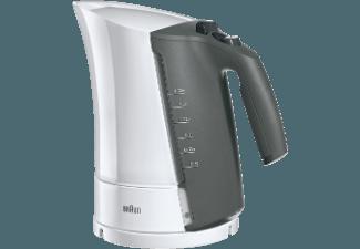 BRAUN WK 300 Multiquick 3 Wasserkocher Weiß (2200 Watt, 1.6 Liter), BRAUN, WK, 300, Multiquick, 3, Wasserkocher, Weiß, 2200, Watt, 1.6, Liter,