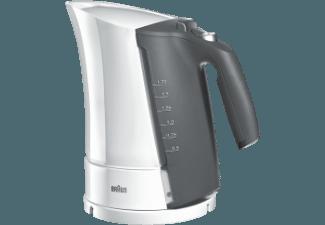 BRAUN WK 500 Multiquick 5 Wasserkocher Weiß (3000 Watt, 1.7 Liter), BRAUN, WK, 500, Multiquick, 5, Wasserkocher, Weiß, 3000, Watt, 1.7, Liter,