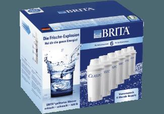 BRITA 20569 Classic Pack 6 Kartuschen Filterkartuschen, BRITA, 20569, Classic, Pack, 6, Kartuschen, Filterkartuschen