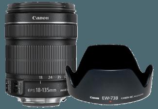 CANON EF-S 18-135mm f/3.5-5.6 IS STM   EW73B   LC Kit Standardzoom für EOS-Kameras mit EF-S Bajonett (18 mm- 135 mm, f/3.5-5.6)