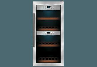 CASO WineMaster 24 Weinklimaschrank (139 kWh/Jahr, A, 24 Flaschen, Edelstahl)