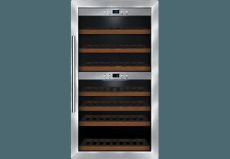 CASO WineMaster 66 Weinklimaschrank (208 kWh/Jahr, C, 66 Flaschen, Schwarz)