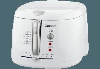 CLATRONIC FR 2881 Fritteuse Weiß (450 g, 1.6 kW)