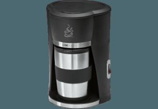 CLATRONIC KA 3450 Kaffeemaschine Schwarz (Thermo-Edelstahlbecher)