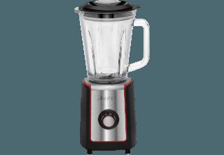 CLATRONIC UM 3561 Universalmixer Schwarz/Rot/Inox (600 Watt, 1,5 Liter)