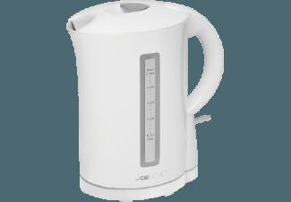 CLATRONIC WK 3556 Wasserkocher Weiß/Silber (2200 Watt, 1.7 Liter), CLATRONIC, WK, 3556, Wasserkocher, Weiß/Silber, 2200, Watt, 1.7, Liter,