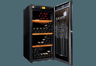 CLIMADIFF DVA180PA Weinklimaschrank (106 kWh/Jahr, A , 178 Flaschen, Black-Metal)