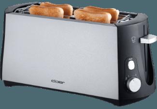 CLOER 3710 Toaster Schwarz (1.38 kW, Schlitze: 2), CLOER, 3710, Toaster, Schwarz, 1.38, kW, Schlitze:, 2,