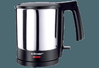 CLOER 4710 Wasserkocher Edelstahl/Schwarz (1800 Watt, 1.5 Liter)