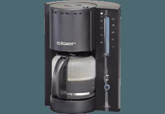 CLOER 5200 Filterkaffeemaschine Schwarz (Glaskanne, Filterkaffee-Automat mit Temperaturstabilisierung)