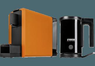 CREMESSO Cremesso Compact One inkl. LM-600 Kapselmaschine Orange, CREMESSO, Cremesso, Compact, One, inkl., LM-600, Kapselmaschine, Orange