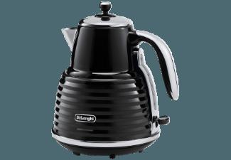 DELONGHI KBZ 2001.BK Scultura Wasserkocher Karbonschwarz (2000 Watt, 1.5 Liter)