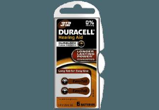 DURACELL 077573 EasyTab 312 (PR41) Hörgerätebatterie Hörgerätebatterie, DURACELL, 077573, EasyTab, 312, PR41, Hörgerätebatterie, Hörgerätebatterie