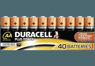 DURACELL 190159709 Plus PowerAA, 40er Pack Batterie AA