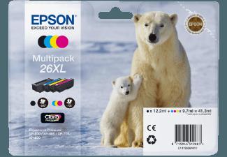 EPSON Original Epson XL Multipack Tintenkartusche mehrfarbig, EPSON, Original, Epson, XL, Multipack, Tintenkartusche, mehrfarbig