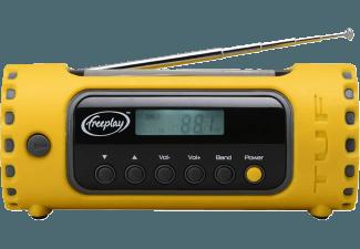 FREEPLAY Tuf  (PLL Tuner, Digital Radio, FM, AM, Gelb/Schwarz), FREEPLAY, Tuf, , PLL, Tuner, Digital, Radio, FM, AM, Gelb/Schwarz,