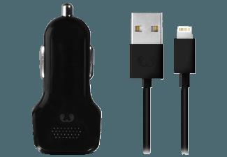 FRESH N REBEL Car Charger 2.4A/12W & Lightning-Kabel