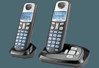 GRUNDIG D210A Duo Schnurlostelefon mit Anrufbeantworter