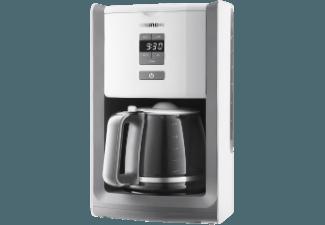 GRUNDIG KM 7280 Kaffeemaschine Weiß/Edelstahl (Glaskanne), GRUNDIG, KM, 7280, Kaffeemaschine, Weiß/Edelstahl, Glaskanne,