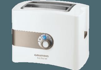 GRUNDIG TA 4260 Toaster Weiß (800 Watt, Schlitze: 2), GRUNDIG, TA, 4260, Toaster, Weiß, 800, Watt, Schlitze:, 2,