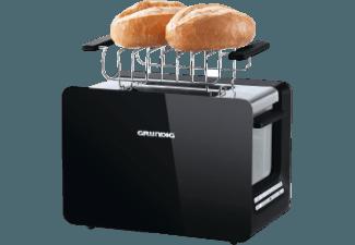 GRUNDIG TA7280 Premium 2-Schlitz-Toaster Toaster Schwarz (1.000 Watt, Schlitze: 2)