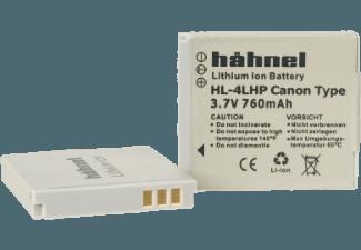 HÄHNEL HL-4LHP für Canon NB-4L / NB-4LH Akku für Canon (Li-Ion, 3.7 Volt, 760 mAh)