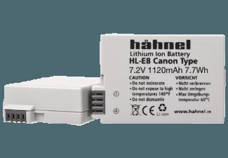 HÄHNEL HL-E8 für Canon LP-E8 Akku für Canon (Li-Ion, 7.4 Volt, 1120 mAh), HÄHNEL, HL-E8, Canon, LP-E8, Akku, Canon, Li-Ion, 7.4, Volt, 1120, mAh,