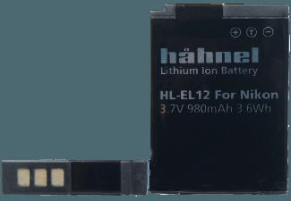 HÄHNEL HL-EL12 für Nikon EN-EL12 Akku für Nikon (Li-Ion, 3.7 Volt, 980 mAh), HÄHNEL, HL-EL12, Nikon, EN-EL12, Akku, Nikon, Li-Ion, 3.7, Volt, 980, mAh,