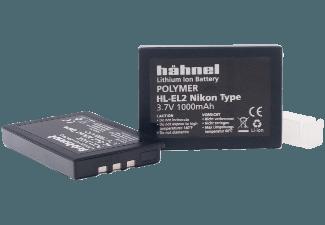 HÄHNEL HL-EL2 für Nikon EN-EL2 Akku für Nikon (Li-Ion, 3.7 Volt, 1000 mAh), HÄHNEL, HL-EL2, Nikon, EN-EL2, Akku, Nikon, Li-Ion, 3.7, Volt, 1000, mAh,