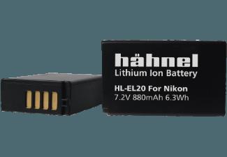 HÄHNEL HL-EL20 für Nikon 1 / J1 / J2 EN-EL20 Akku für Nikon (Li-Ion, 7.2 Volt, 880 mAh)