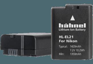 HÄHNEL HL-EL21 für Nikon 1 V2 EN-EL21 Akku für Nikon (Li-Ion, 7.2 Volt, 1420 mAh)