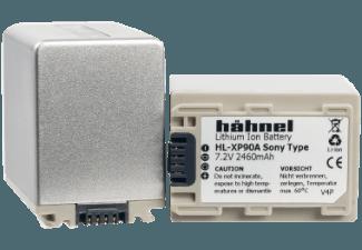 HÄHNEL HL-XP90A Akku für Sony (Li-Ion, 7.4 Volt, 2460 mAh), HÄHNEL, HL-XP90A, Akku, Sony, Li-Ion, 7.4, Volt, 2460, mAh,