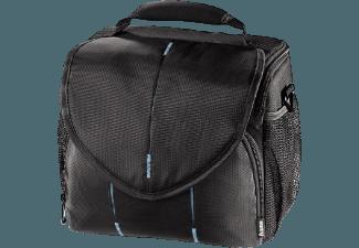 HAMA 103681 Canberra 140 Tasche für Spiegelreflexkameras mit Zubehör (Farbe: Schwarz/Blau)