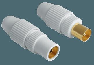 HAMA 123379 Koax-Stecker und Koax-Kupplung