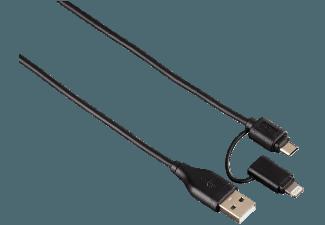 HAMA 124453 2in1 USB-Lightning Kabel