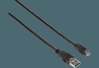 HAMA USB-2.0-Anschlusskabel, A-Stecker - Mini-B-St. (B8 Pin), 1,8 m USB-Kabel