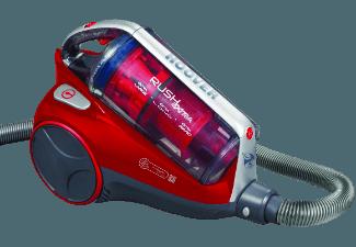 HOOVER RE 71 RE 10 (Staubsauger, Bodenstaubsauger mit Multizyklontechnologie, A, Rot metallic/Grau/Transparent)