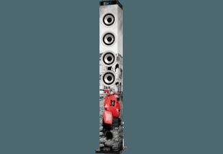 ICES IBT-5 Speakertower (Grau/Rot), ICES, IBT-5, Speakertower, Grau/Rot,