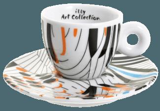 ILLY 4359 Art Collection Tobias Rehberger 4tlg. inkl. 250 g Dose Illy Espresso Cappuccinotassen