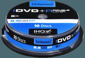 INTENSO 4311142 DVD R DL 8X 10ER CB DVD R Double Layer 10 Stück