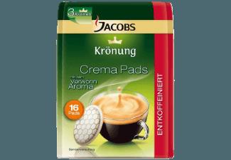JACOBS 633925 Krönung entkoffeiniert 105 g Kaffeepads Jacobs Krönung Crema entkoffeiniert (Senseo Padmaschinen)