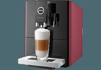JURA 13756 IMPRESSA A5 Espresso-/Kaffee-Vollautomat (Aroma -Mahlwerk, 1.1 Liter, Rot/Pianoschwarz)