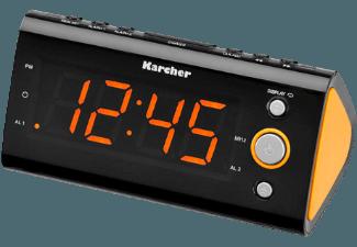 KARCHER UR 1040-O Uhrenradio (PLL Tuner, FM Tuner, Orange)