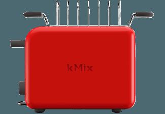 KENWOOD TTM020RD kMix Toaster Vermillionrot (900 Watt, Schlitze: 2)