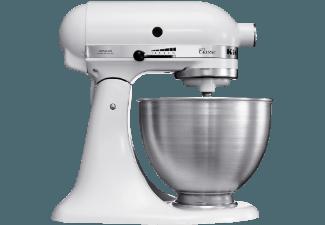 KITCHENAID 5K45SSEWH Küchenmaschine Weiß 250 Watt