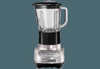 KITCHENAID 5KSB555ENK Artisan Standmixer Silber/Schwarz (550 Watt, 1,5 L/ 0,75 L)