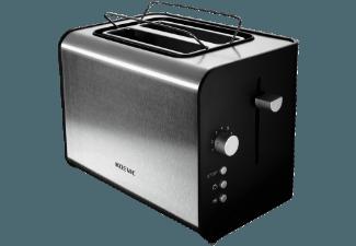 KOENIC KTO 120 Toaster Schwarz (870 Watt, Schlitze: 2)